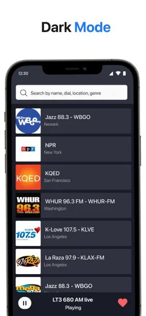 Radio UK - Live FM Stationsㅤ iPhone screenshot 5