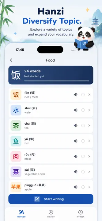 Hanzi - Writing Chinese screenshot 1
