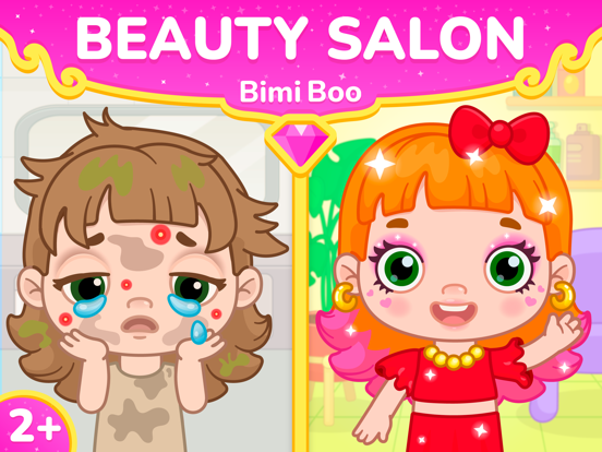 Kids Makeup Games for Girls 2+ iPad screenshot 1 - Education app