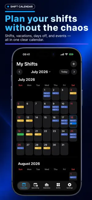 Shift Planner: Work Calendar screenshot 1