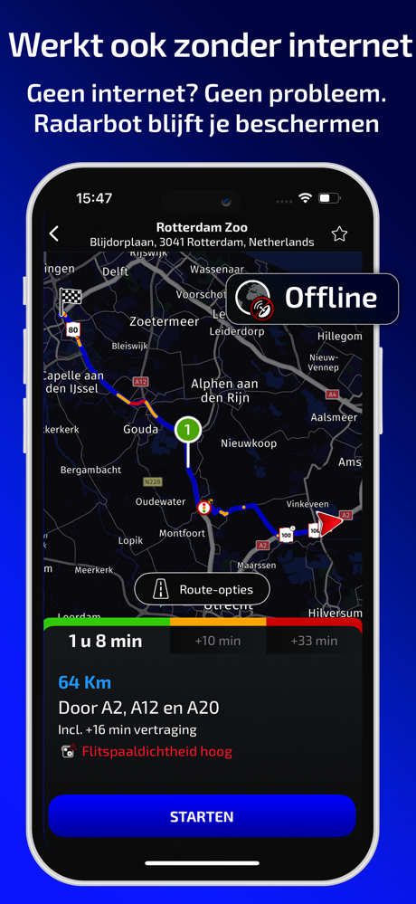 Radarbot: Flitspaal detector screenshot 8