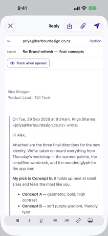 TUIEmail Screenshot 1 of 7