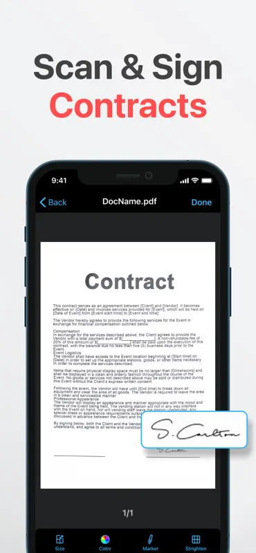 PDF Scanner and Cam Converter screenshot 3 of 4