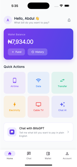 BillsGPT Screenshot 1 of 5