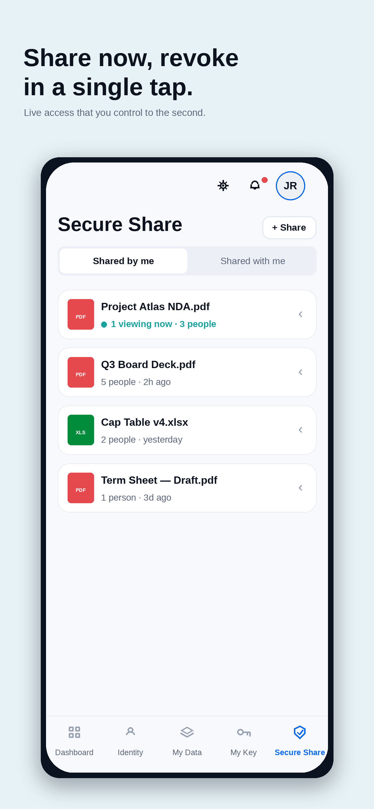Onym - Identity & Data Consent screenshot 3