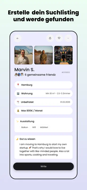 flatsforfriendz - WG & Wohnung screenshot 6 of 7