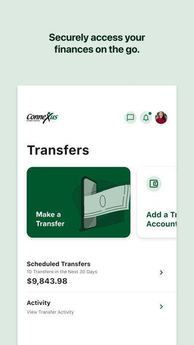 Connexus CU Mobile App screenshot