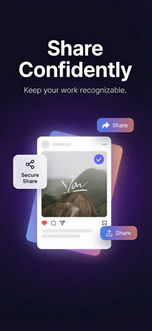 Watermark Maker: Protect Photo iPhone screenshot