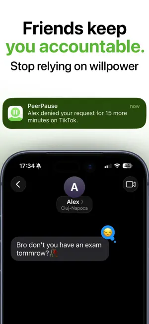 PeerPause: Screen Time Control screenshot 4