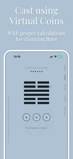 Screenshot von I Ching - Mobile Divination auf dem iPhone 1