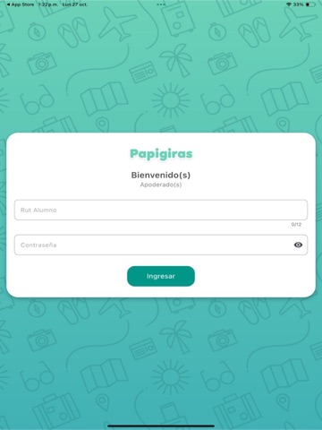 Papigiras iPad screenshot