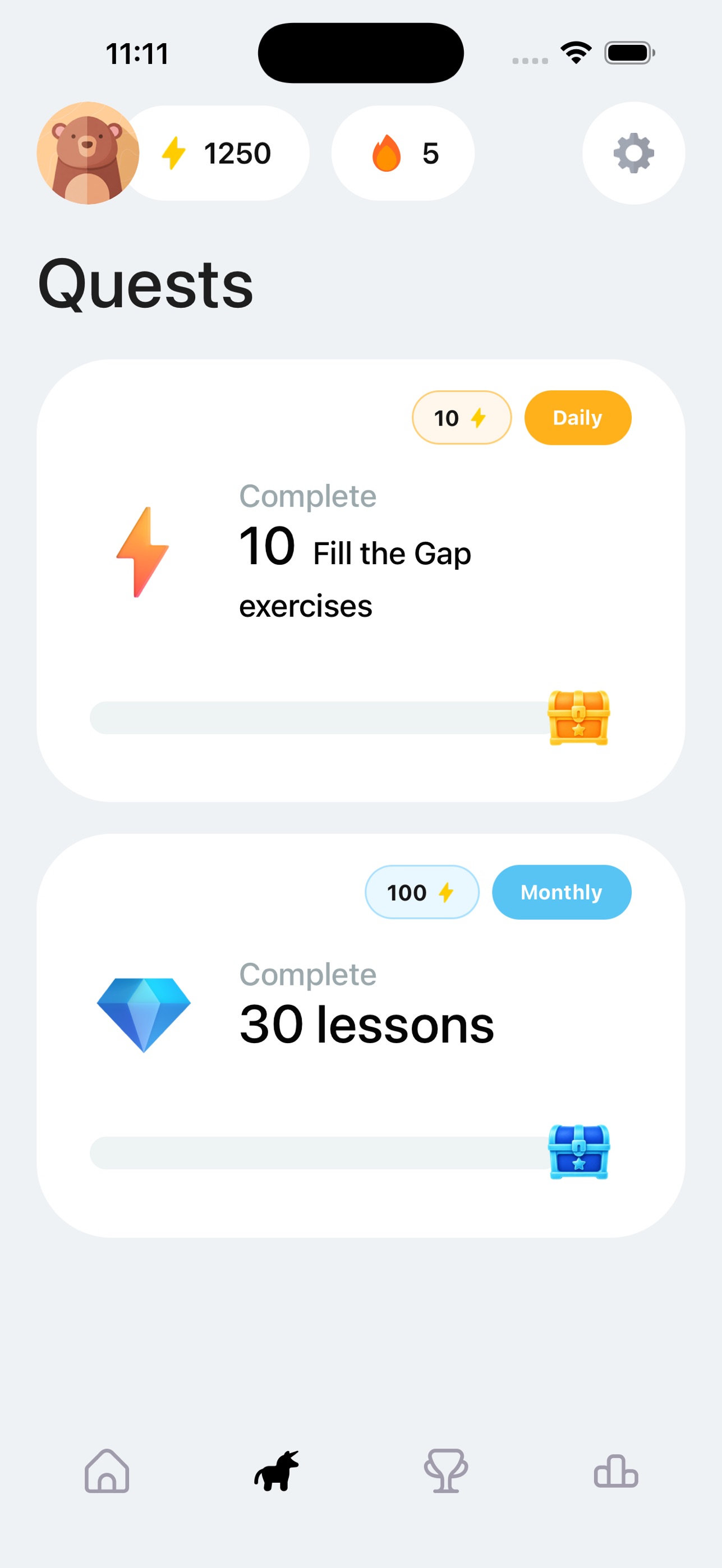 Screenshot 2 of Quest: Daily Language Practice