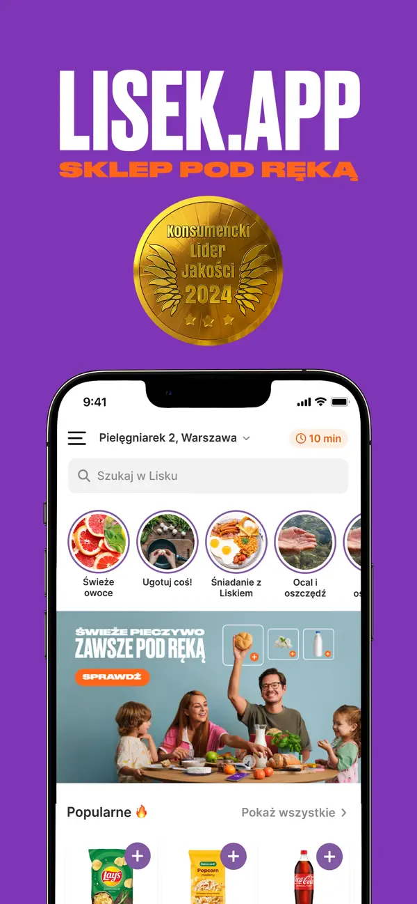 Screenshot #1 pour Lisek: Zakupy Online z Dostawą