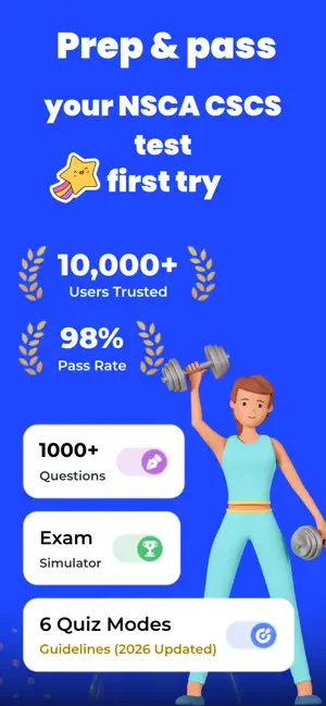 CSCS Practice Test 2026 screenshot 1