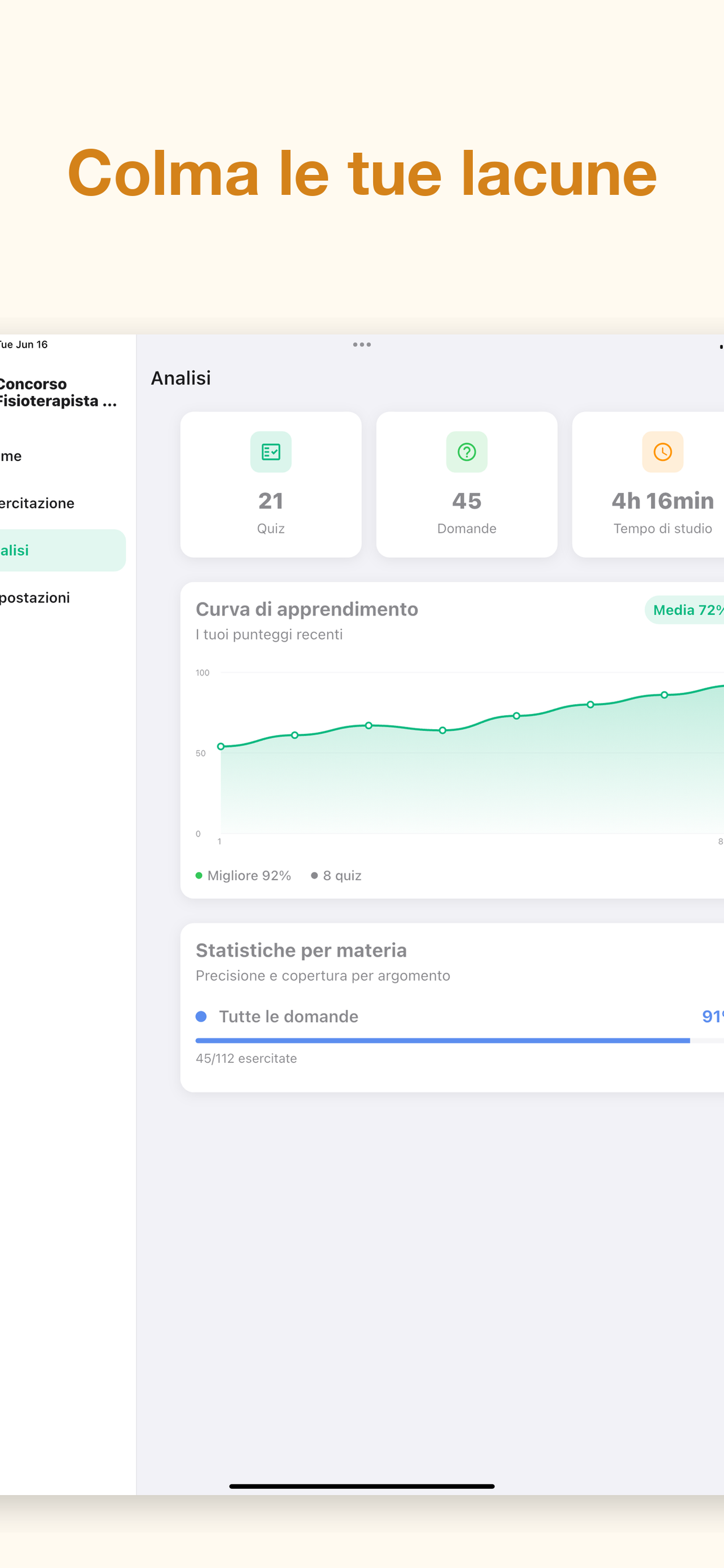 Concorso Fisioterapista Quiz screenshot 4