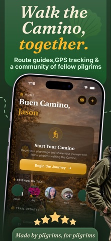 WeCamino iPhone screenshot