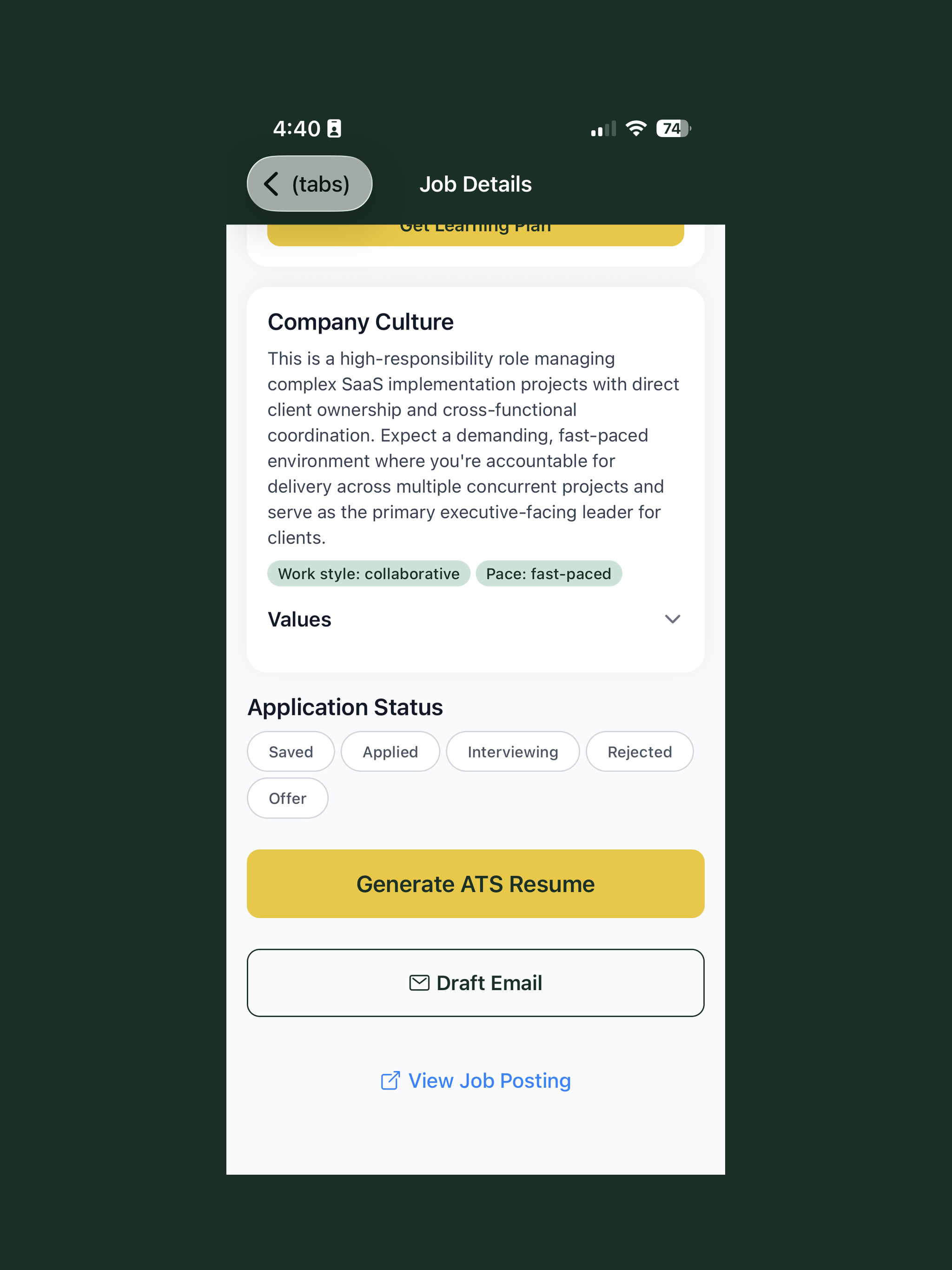 Winnow Career Concierge screenshot 10