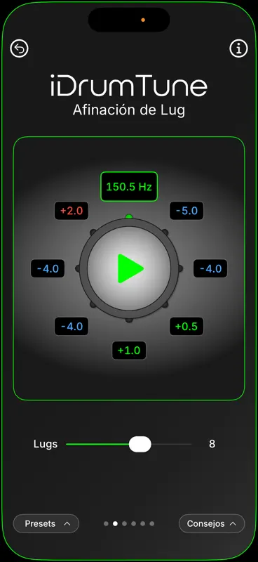 iDrumTune Afinador de Batería screenshot 3 of 8