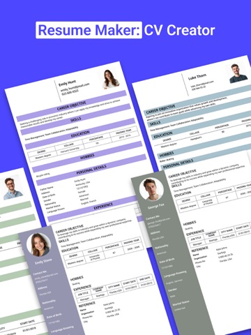 Resume Maker: CV Creator iPad screenshot 7
