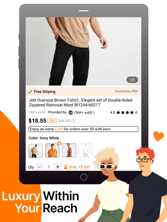 MarkaBu iPad screenshot 6 - Shopping app