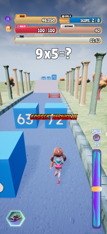 Arithmetic Run iPhone screenshot