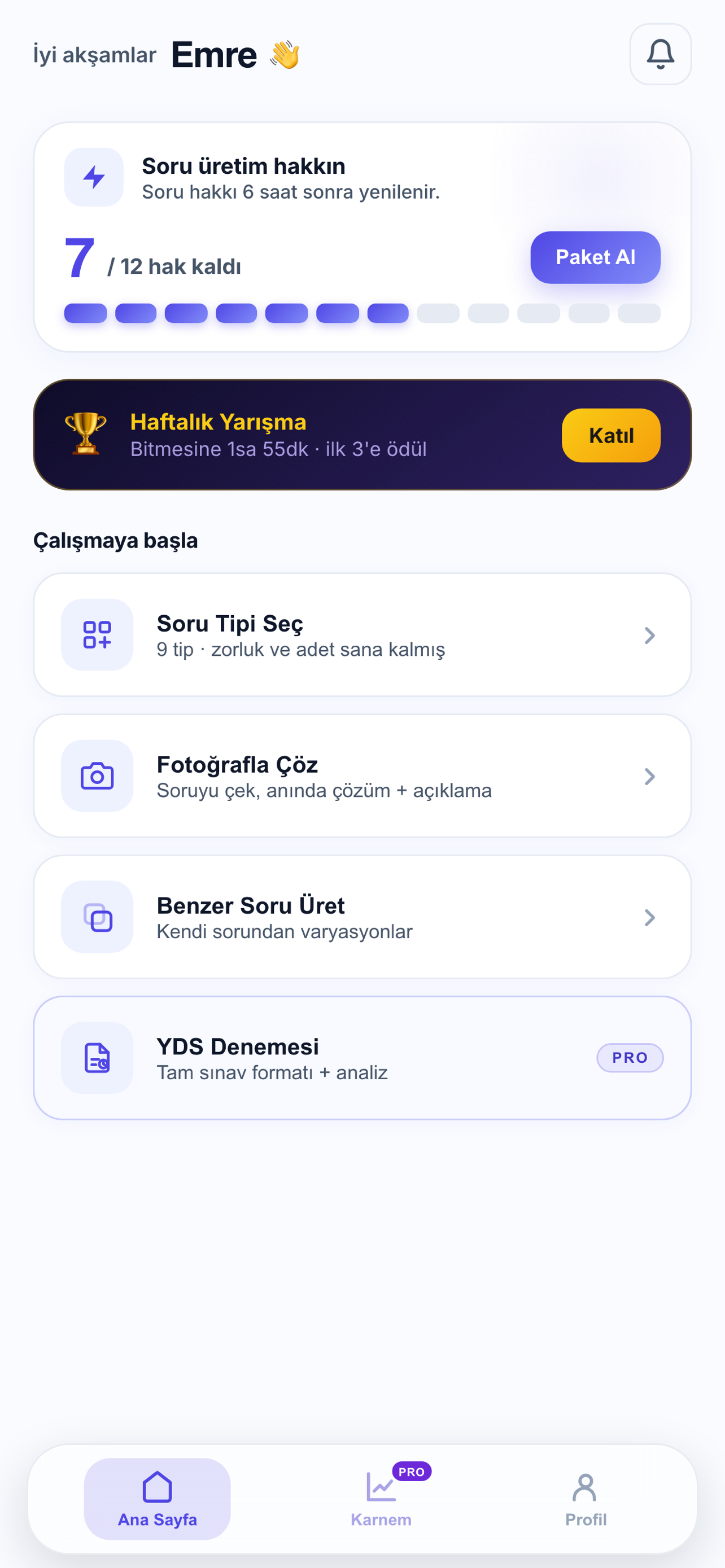 Sorularla YDS screenshot 2