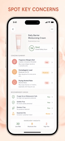 Skincare Ingredient Scanner Screenshot 5 of 10