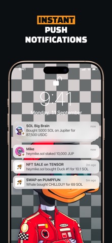 Light - Solana Wallet Tracker iPhone screenshot