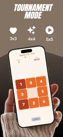 Puzzlide: Number Slide Puzzle iPhone Ekran Görüntüsü 1