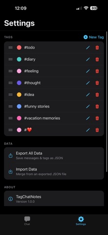 TagChatNotes Screenshot 3 of 3