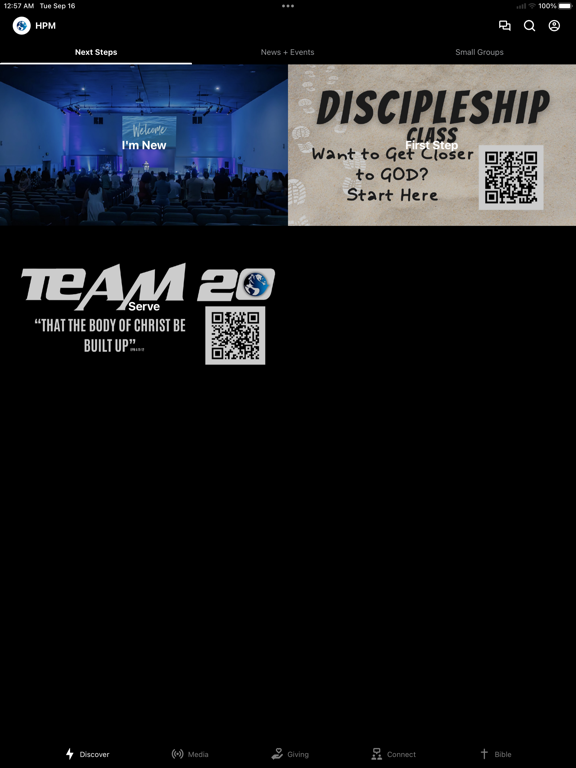 Higher Places Ministries iPad screenshot 1 - Education app