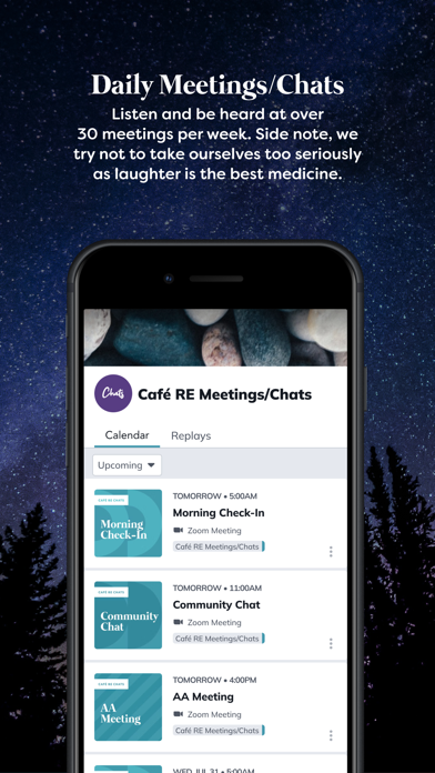 Café RE iPhone screenshot 2 - Social Networking app