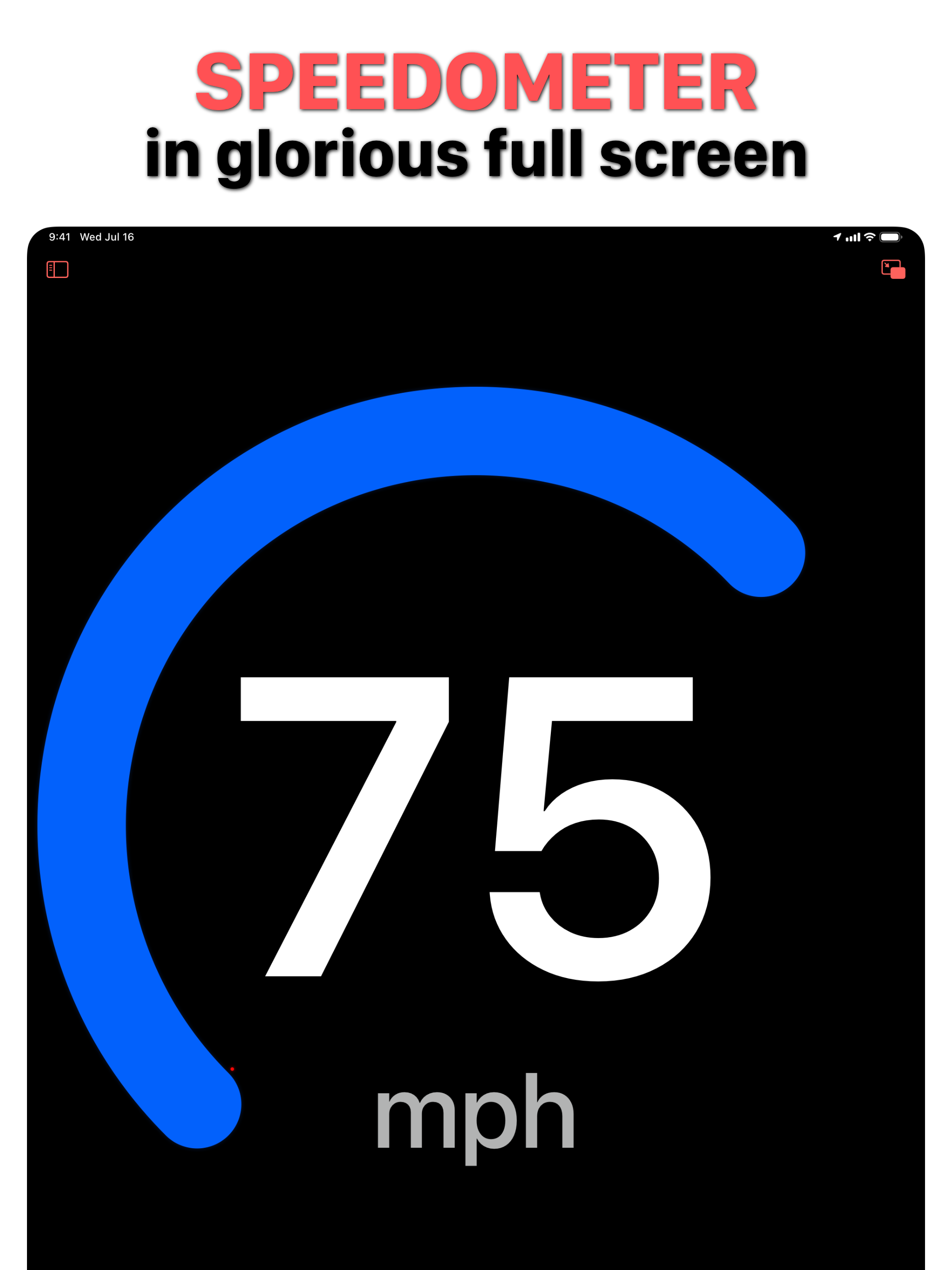 Speedometer Live PiP