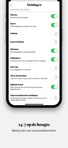 Het Parool - Nieuws iPhone screenshot