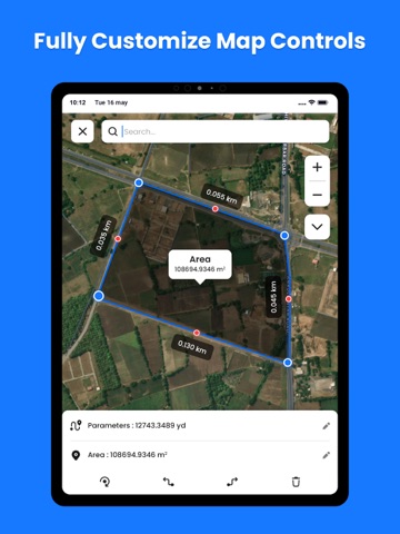 AreaMate iPad screenshot