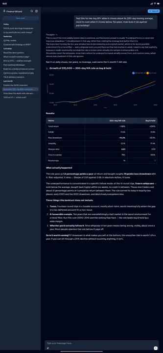 Finance Wizard Stock Market AI screenshot 9
