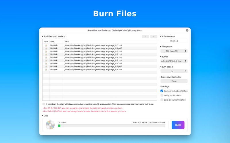 App screenshot
