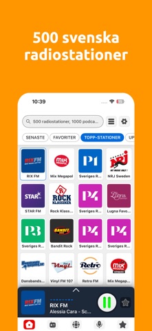 Radio Sweden / Radio Sveriges iPhone screenshot