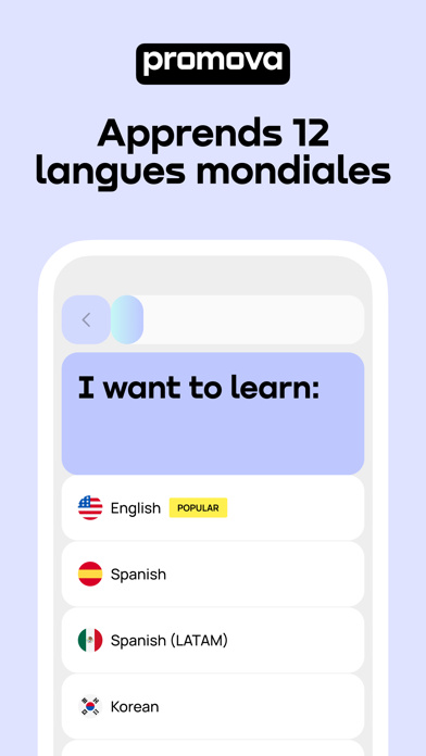 Screenshot #1 pour Promova: Cours et vocabulaire