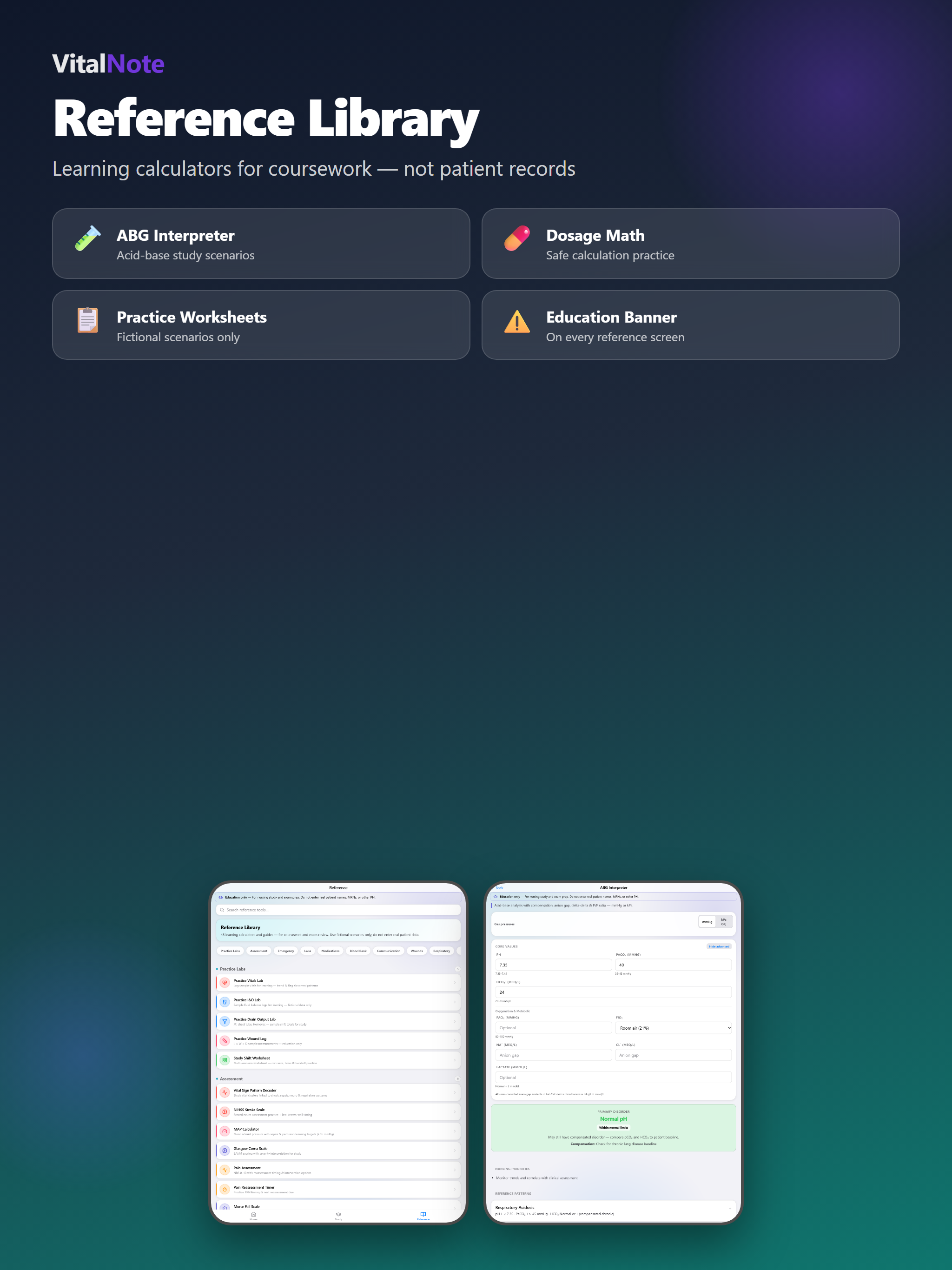 VitalNote Nursing Toolkit screenshot 12