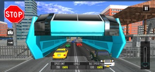 Futuristic Bus Driving Tour 3D iPhone screenshot