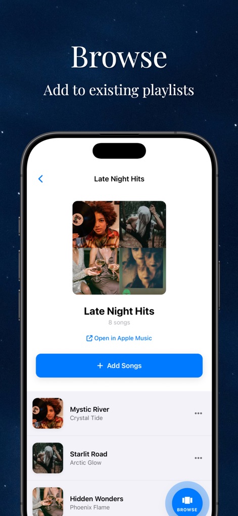 Sonovo: Stop Skipping Songs - sono-ai-playlist-browse-screen