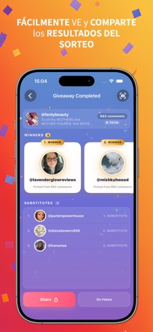 Giveaway Picker: Sorteo IG iPhone screenshot 4
