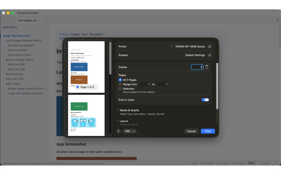 #8. PowerDocument (macOS) Por: VisibleSoft, SL