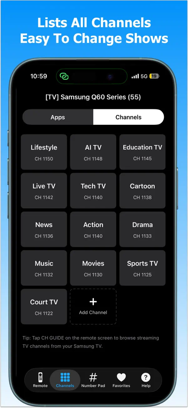 Screenshot #2 pour Remote for Samsung : iSamSmart