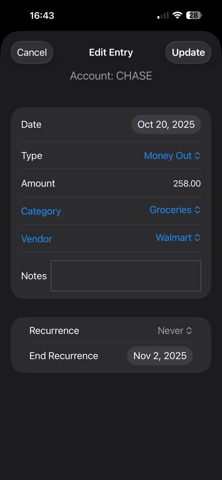 CashFlowTracker screenshot