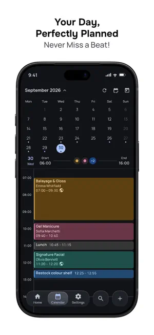 YouBooked Appointment Calendar screenshot 2
