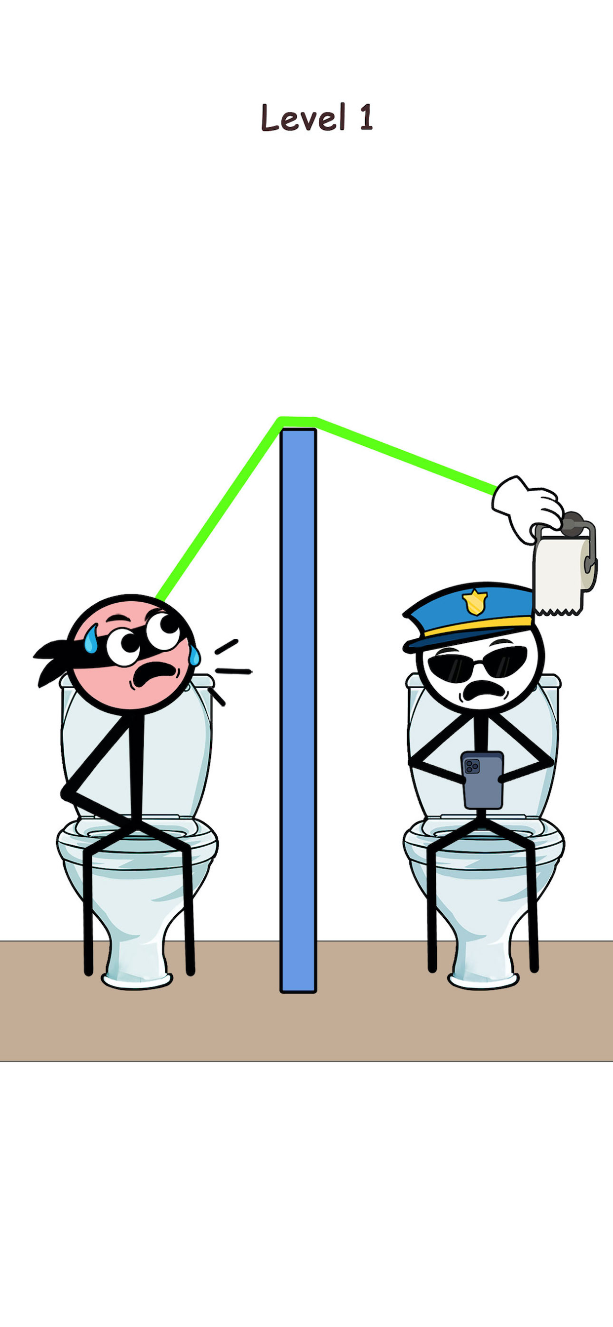 Stickman Thief Stealing Puzzle