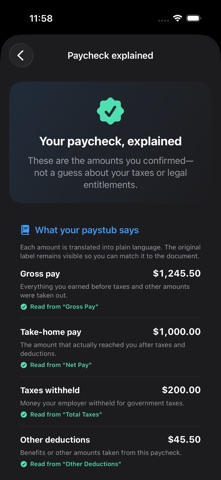 Paycheck Radar: Pay Tracker Screenshot 2 of 6