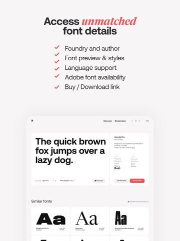 Fonts Ninja iPad screenshot